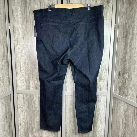 NYDJ Jeans 24W Deni Leggings Pull On Lift Tuck Tummy Control Dark Wash - Picture 5 of 9